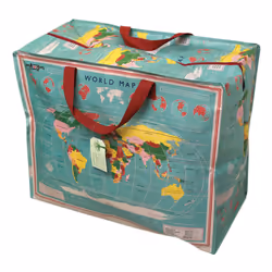 Rex international Vintage World Map Shopper’s Jumbo Bag