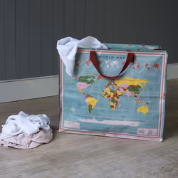 Rex international Vintage World Map Shopper’s Jumbo Bag