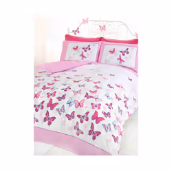 Butterfly Flutter Duvet Cover and Pillowcase Set
