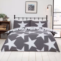Rapport All Stars Reversible Duvet Cover Bed Set, Red, Double