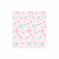 I Believe In Unicorns Lined Curtains - 66 X 72