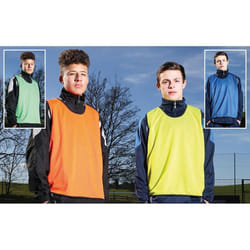 Reversible Mesh Training Bib Yellow/Royal - Youths
