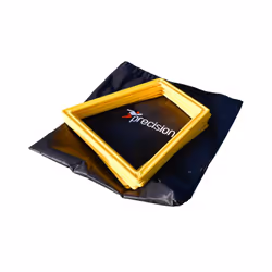 trapezoidal poly-grid 40 x 36 cm yellow 10-piece