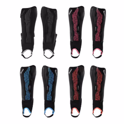 Precision Origin.0 Shin & Ankle Guards - XSmall - Black/Red