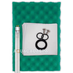 Lotus Green Genie Maintenance Kit UV Bulb Filter Media Seals Washers Koi Pond - Lotus Maintenance Kit GG2000