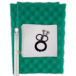 Lotus Green Genie Maintenance Kit UV Bulb Filter Media Seals Washers Koi Pond - Lotus Maintenance Kit GG3000