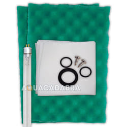 Lotus Green Genie Maintenance Kit UV Bulb Filter Media Seals Washers Koi Pond - Lotus Maintenance Kit GG6000