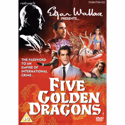 Network Releasing Edgar Wallace Presents: Five Golden Dragons, Movie, DVD, Coloured, English, Adults, Drama