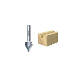 Trend 11/5X1/4TC 11/5 x 1/4 TCT V Groove Cutter 60Â° 10.3 x 12.7mm