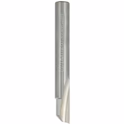 Trend 2/12X1/4TC Single Flute Straight Router Cutter 2.7 mm Diameter, Silver