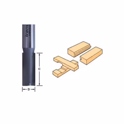 Trend 3/2 X 1/4 Tungsten Carbide Two Flute Cutter