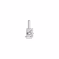 Trend 46/7 X 1/4 Tungsten Carbide Double and Overlap