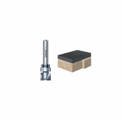 Trend 46/95X1/4TC 46/95 x 1/4 TCT 90° Shank Mounted Template Profiler 12.7 x 25.4mm