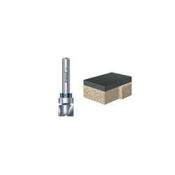 Trend 46/95X1/4TC 46/95 x 1/4 TCT 90Â° Shank Mounted Template Profiler 12.7 x 25.4mm