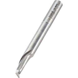 Trend Professional HSSE 8mm shank straight router cutter - 8mm diameter for aluminium and plastics