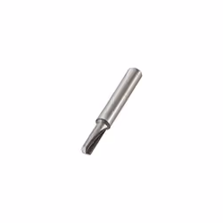 CraftPro One Flute Straight Router Cutter Bit, 1/4 Inch Shank, 4.8mm Cut Diameter & 11.1mm Cut Length, Tungsten Carbide Tippe ...