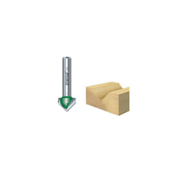 Trend C044X1/4TC C044 x 1/4 TCT Chamfer V Groove 45Â° 6.0 x 12.7mm