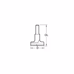 Trend T420/35 X 8mm Tungsten Carbide Hinge Sinking 35mm Dia