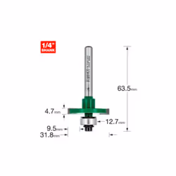 C144X1/4TC - One Piece Slotting Cutter 4.7mm cut of Trend