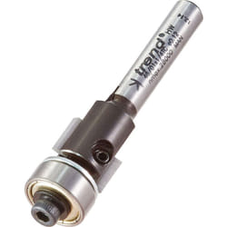 Trend 46/01X1/4TC Bit-46/01X1/4TC X Professional 1/4" Shank Bearing Guided Trimming Router Cutter Bit Diameter 12.7mm Cutting Length 8mm Tungsten