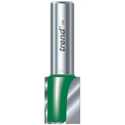 Trend C023AX1/4TC Two Flute Cutter 14mm Diameter 1 Silver, Dia X 19MM Cut
