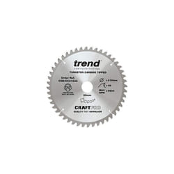 Trend CSB/CC21648 Craft Pro Negative Hook Crosscutting TCT Blade Ideal for Festool Kapex, Makita, and Bosch Mitre Circular Saws, 216mm x 48 Teeth x
