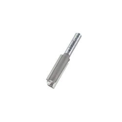 Professional Straight Two Flute Router Cutter, 1/4 Inch Shank, 12mm Cut Diameter, Tungsten Carbide Tipped, 3/74X1/4TC