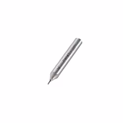 Professional Single Flute Cutter, 1/4 Inch Shank, 1mm Cut Diameter & 3mm Cut Length, Tungsten Carbide Tipped, 2/0X1/4TC
