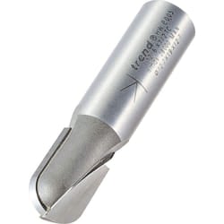 Trend 12/6X1/2TC Professional 1/2" Shank Router Cutter Bit-12/6X1/4TC-Diameter 12.7mm Cutting Length 19mm Radius 6.3mm Tungsten Carbide Tipped