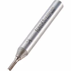 Trend C001CX1/4TC 1/4" Shank Straight Router Cutter Bit-2mm L, 2.0MM Dia X 5MM Cut