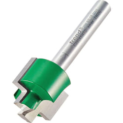 Trend C231X1/4TC Craft Pro 1/4" Shank Stepped Rebater Router Cutter Bit-C231X1/4TC X 9.5mm Diameter 2 13mm Cutting Length 2 6mm, Silver