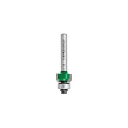 Trend C074AX1/4TC Craft Pro 1/4in shank bearing guided round over router cutter - 1.6mm radius Two Flute Carbide tips., 31.0 mm*152.0 mm*55.0 mm