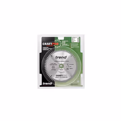 CraftPro TCT Circular Saw Blade for Mitre Saws, 216mm x 64 Teeth x 30mm Bore, Tungsten Carbide Tipped, Ideal for Cutting Aluminium & Plastic, - Additional view 5