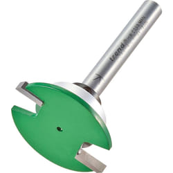 Trend C212AX1/4TC Craft Pro 1/4" Shank Mounted Weatherseal Bearing Guided Recessing Router Cutter Bit-C212AX1/4TC X Diameter 34mm Cutting Length 2.8mm