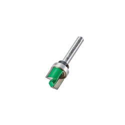CraftPro Guided Profiler Router Cutter Bit, 1/4 Inch Shank, 15.9mm Cut Diameter & 12.7mm Cut Length, Tungsten Carbide Tipped, C121EX1/4TC