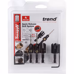 Trend SNAP/PC/A Snappy 4-Piece Countersink Drill Bit Set - Additional view 8