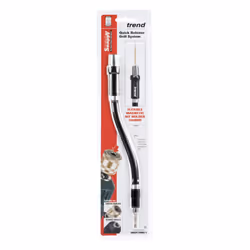 Trend Snappy Flexible Magnetic Driver, 300mm Long with Quick Release Drill System, Max Drill Bit Diameter 10mm, SNAP/FMD/1, Silver