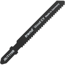 Trend JB/T119B Professional Jigsaw Blade - For plastics and acrylics, pack of 5, 4.0 mm*185.0 mm*80.0 mm