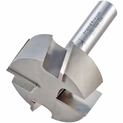 Trend 37/12X1/2TC Professional 90° 1/2" Shank Single Flute Trimmer Bit-37/12X1/2TC-Diameter 25mm Cutting Length 12mm Router ...