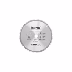 CraftPro TCT Negative Hook Cross-Cutting Mitre Saw Blade, 305mm Diameter, 30mm Bore, 96 Teeth, 2.5mm Kerf, -5 Hook, CSB/CC305 ...