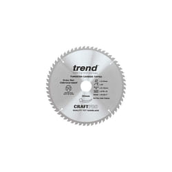 CraftPro Positive Hook Cross-Cutting TCT Circular Saw Blade, 216mm x 60 Teeth x 30mm Bore, Tungsten Carbide Tipped, CSB/CC21660T