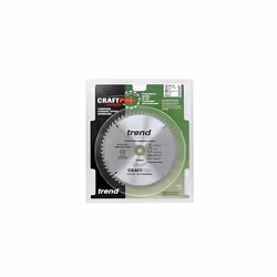 CraftPro Positive Hook Cross-Cutting TCT Circular Saw Blade, 216mm x 60 Teeth x 30mm Bore, Tungsten Carbide Tipped, CSB/CC21660T