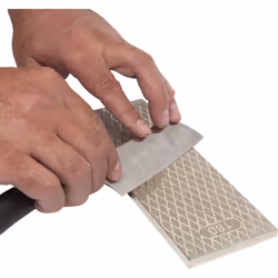 Trend 8-Inch Diamond Sharpening & Flattening Stone  Double Sided (180/600 Grit) Bench Stone with Pouch  Cleaning Block & Non-Slip Mat  DWS/CP8/FX