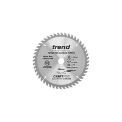 CSB18548 Craft Pro Trimming Crosscut TCT Circular Saw Blade Tungsten Carbide Tipped 185mm x 48 Teeth x 20mm Bore