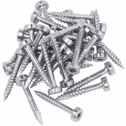 Trend PH/6X25/500 Pocket Hole Screws 25mm Long-Pack of 500 for Hardwoods