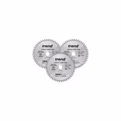 Trend CSB/PT165/3PK 165mm Saw Blade Triple Pack