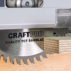Trend CSB/165/3PK/A Craft Pro Triple Pack of TCT Blades Ideal for Dewalt DWS520K and Makita SP6000 Circular Saws, Tungsten Carbide Tipped, 165mm x 48 - Additional view 4
