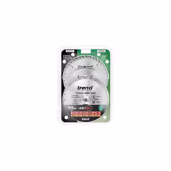 Trend CSB/165/3PK/C Craft Pro Triple Pack Medium/Fine Finish TCT Blades Ideal for DC390, DWE007, DCS391, DC391N Circular Saws, Tungsten Carbide - Additional view 6