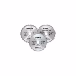 Trend Craft Pro; 216mm; Ripping Circular Sawblade - CSB/CC216/3PK; Diameter 216mm; Bore 23mm; Teeth 24, 48 & 60 Triple Pack
