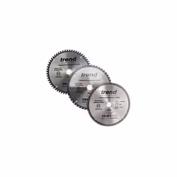 Trend TRECSB250P3 CraftPro Table Saw Blade 250 x 30mm x 48T/60T/84T (Pack 3)